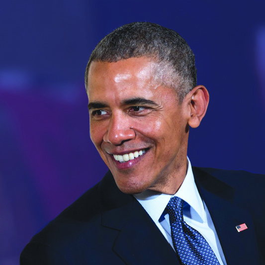 Portrait of Barack Obama